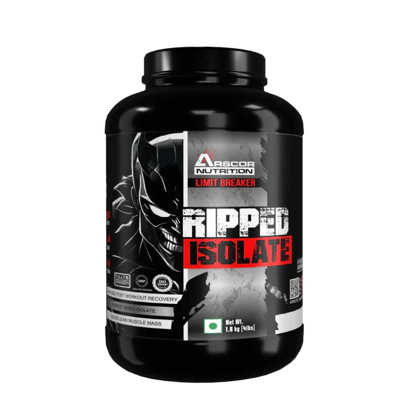 Ripped Isolate – Premium Whey Isolate Protein Powder for Lean Muscle & Fat Loss - Arscor Nutrition